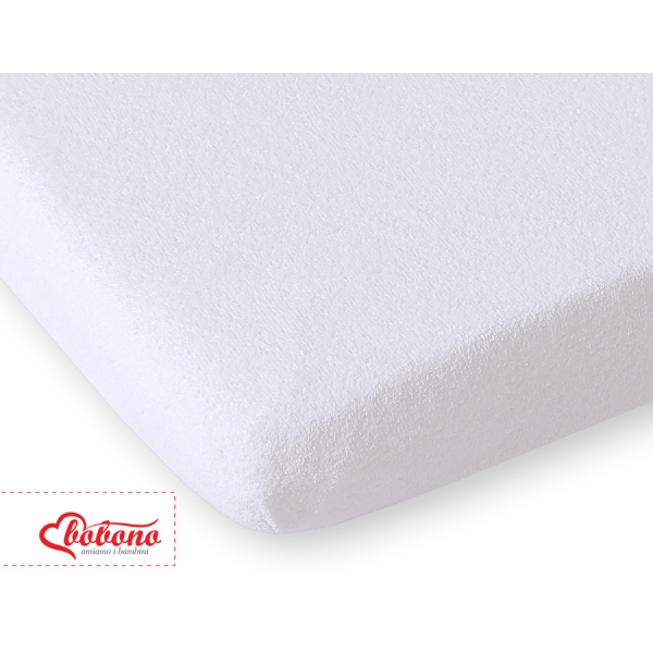 Drap pour Lit de Bébé en Tissu éponge 140x200cm Blanc