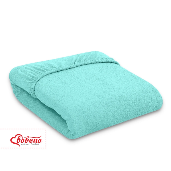 Drap pour Lit de Bébé en Tissu éponge 80x200cm Menthe