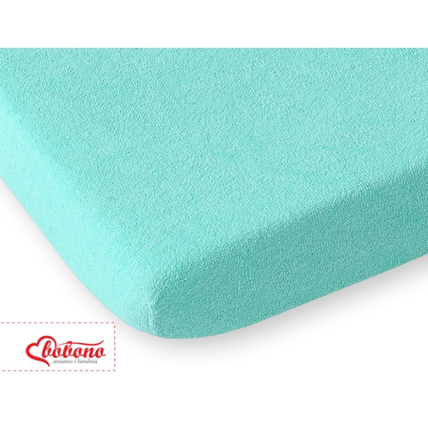 Drap pour Lit de Bébé en Tissu éponge 80x200cm Menthe