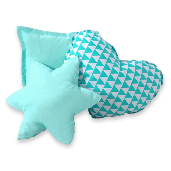 Ensemble de Coussin 3 pcs Menthe
