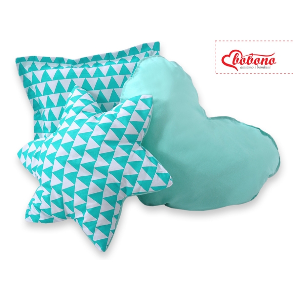 Ensemble de Coussin 3 pcs Menthe