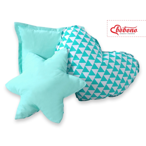 Ensemble de Coussin 3 pcs Menthe