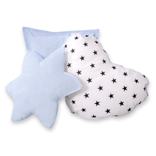 Ensemble de Coussin 3 pcs pour Tipi Bleu
