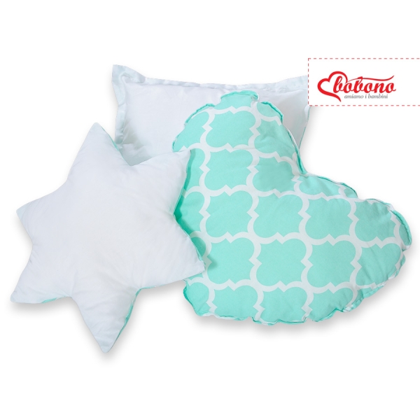 Ensemble de Coussin 3 pcs pour Tipi Menthe Maroc