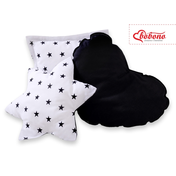 Ensemble de Coussin 3 pcs pour Tipi Noir