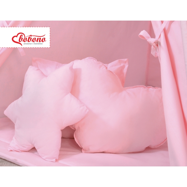 Ensemble de Coussin 3 pcs Rose
