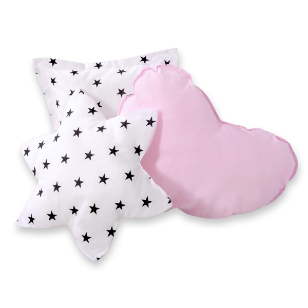 Ensemble de Coussin 3 pcs Rose