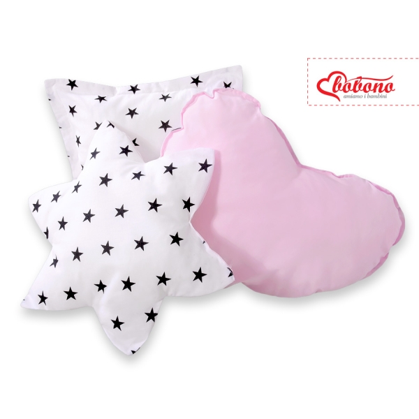 Ensemble de Coussin 3 pcs Rose