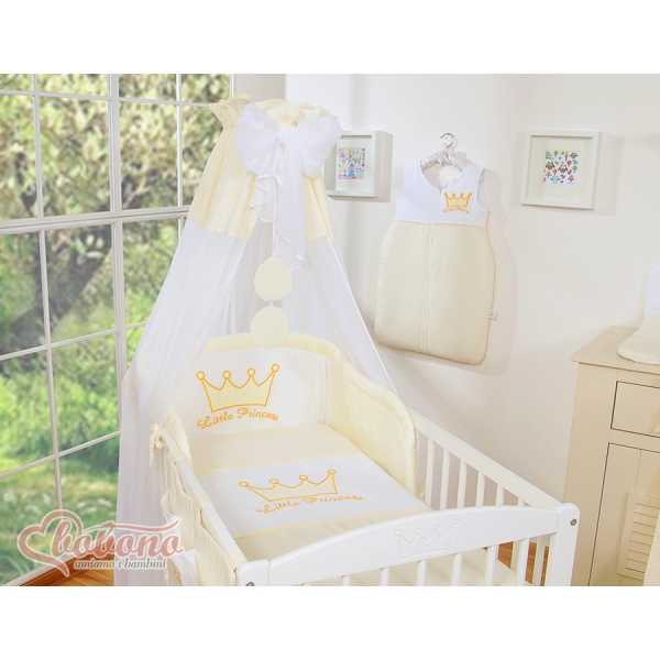 Ensemble de Linge de Lit 5 pcs avec Ciel  Crème Prince / Princess