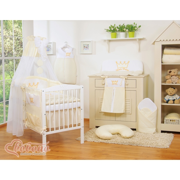 Ensemble de Linge de Lit 5 pcs avec Ciel  Crème Prince / Princess