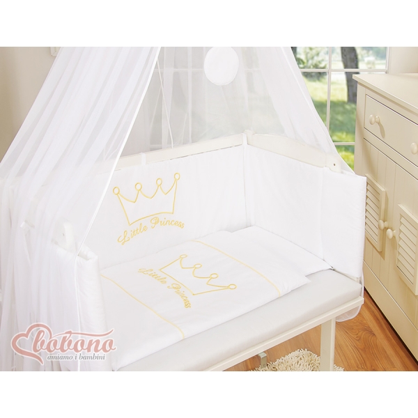 Ensemble de Linge de Lit 6 pcs pour Lit de Cododo Blanc Prince / Princess