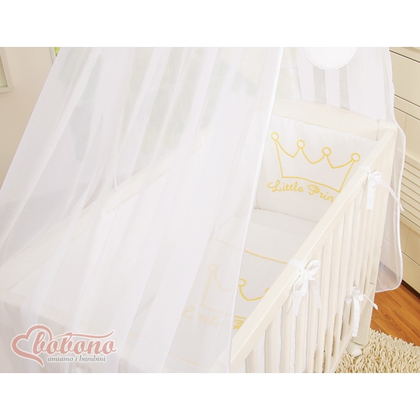 Ensemble de Linge de Lit 6 pcs pour Lit de Cododo Blanc Prince / Princess