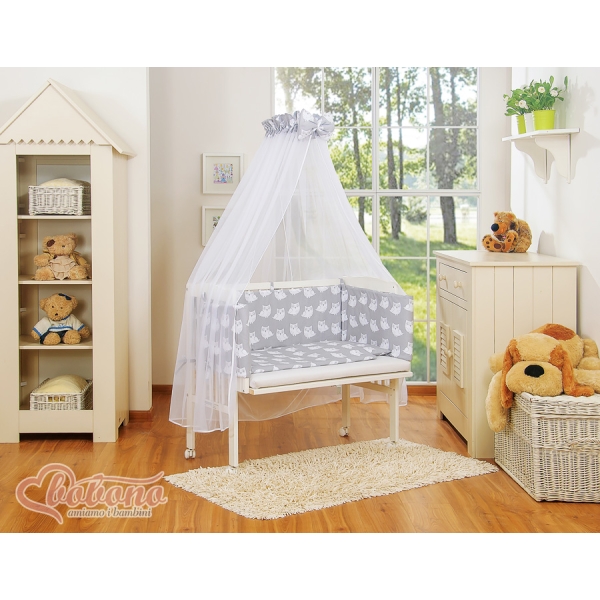 Ensemble de Linge de Lit 6 pcs pour Lit de Cododo Hiboux