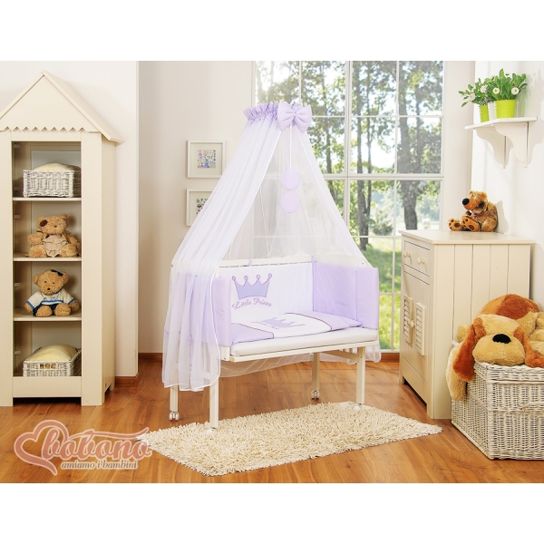 Ensemble de Linge de Lit 6 pcs pour Lit de Cododo Lila Prince / Princess
