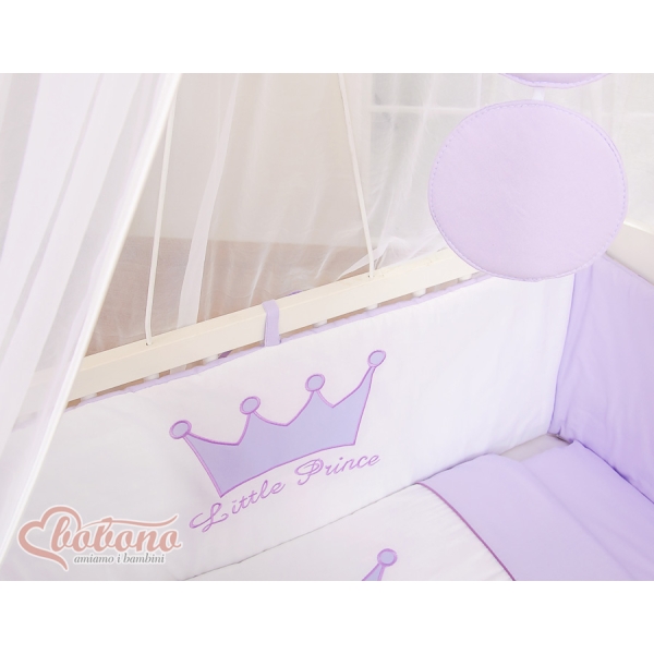 Ensemble de Linge de Lit 6 pcs pour Lit de Cododo Lila Prince / Princess