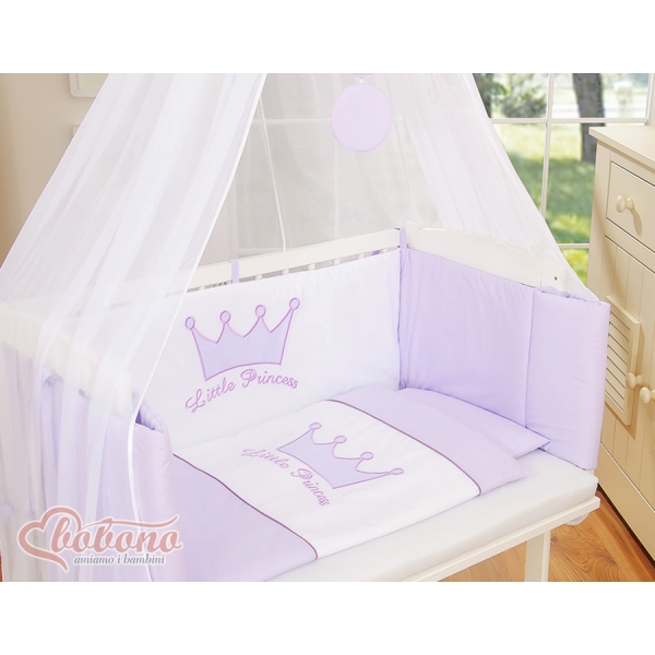 Ensemble de Linge de Lit 6 pcs pour Lit de Cododo Lila Prince / Princess