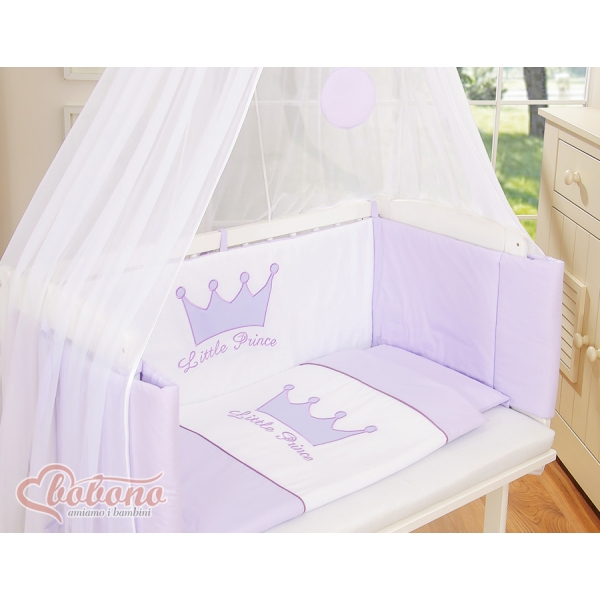 Ensemble de Linge de Lit 6 pcs pour Lit de Cododo Lila Prince / Princess