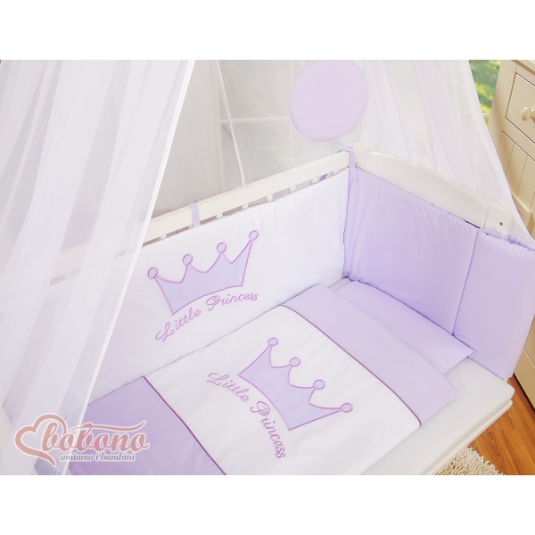 Ensemble de Linge de Lit 6 pcs pour Lit de Cododo Lila Prince / Princess