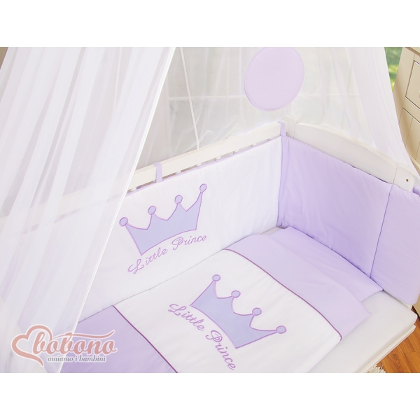 Ensemble de Linge de Lit 6 pcs pour Lit de Cododo Lila Prince / Princess