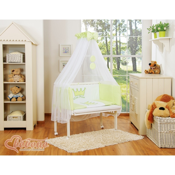 Ensemble de Linge de Lit 6 pcs pour Lit de Cododo Vert Prince / Princess