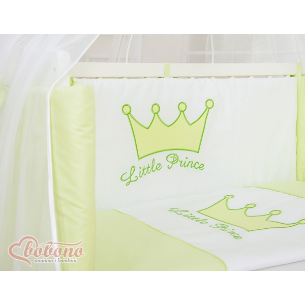 Ensemble de Linge de Lit 6 pcs pour Lit de Cododo Vert Prince / Princess