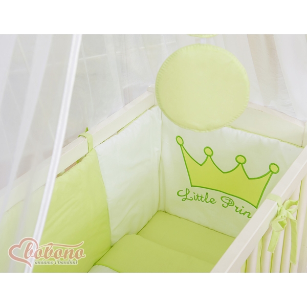 Ensemble de Linge de Lit 6 pcs pour Lit de Cododo Vert Prince / Princess