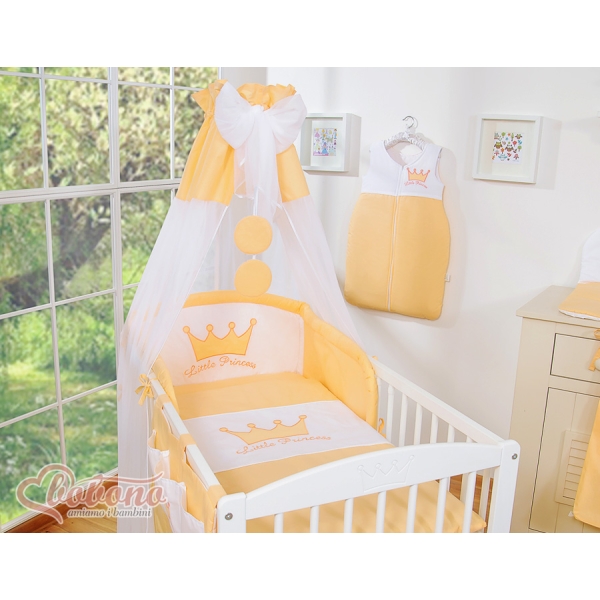 Parure Lit Bébé 11 pcs Ciel Pêche Prince / Princess