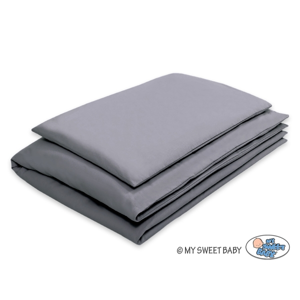 Ensemble de Linge de Lit de Lit pour Bébé 2 pcs  Anthracite