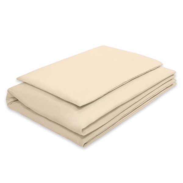 Ensemble de Linge de Lit de Lit pour Bébé 2 pcs  Beige