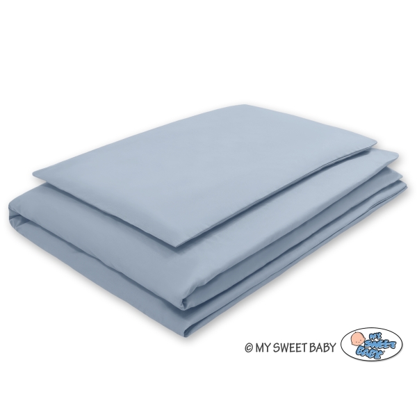 Ensemble de Linge de Lit de Lit pour Bébé 2 pcs  Bleu Pastel