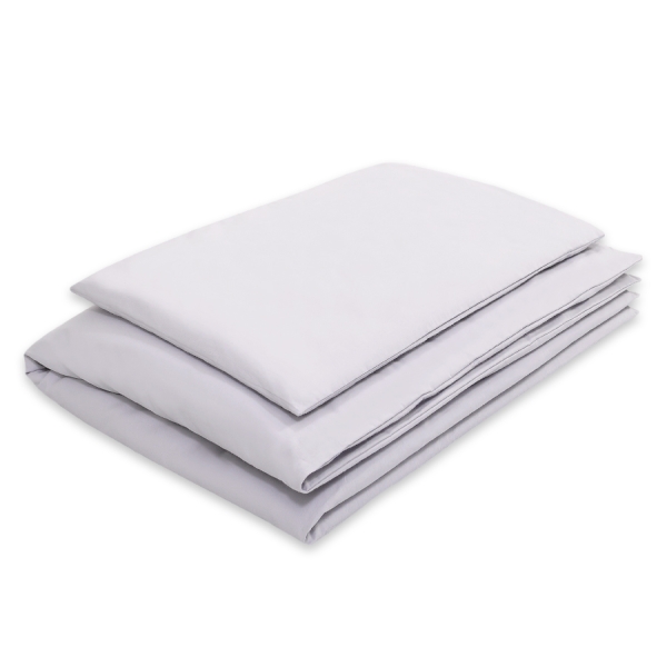 Ensemble de Linge de Lit de Lit pour Bébé 2 pcs  Gris