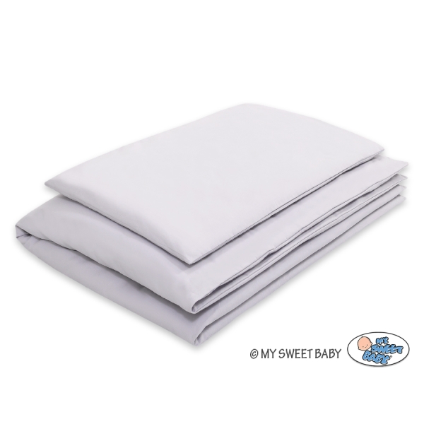 Ensemble de Linge de Lit de Lit pour Bébé 2 pcs  Gris