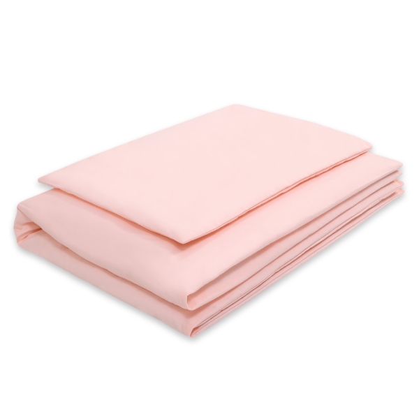 Ensemble de Linge de Lit de Lit pour Bébé 2 pcs  Rose Poudré