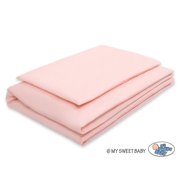 Ensemble de Linge de Lit de Lit pour Bébé 2 pcs  Rose Poudré