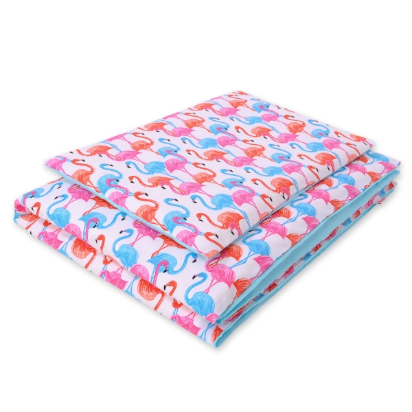 Ensemble de Linge de Lit Enfant 2 pcs 100x135 MINI Flamant
