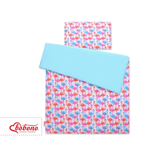 Ensemble de Linge de Lit Enfant 2 pcs 100x135 MINI Flamant