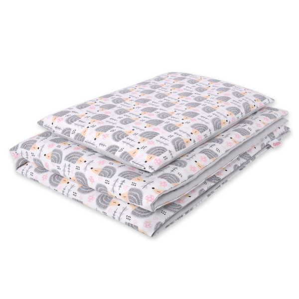 Ensemble de Linge de Lit Enfant 2 pcs 100x135 MINI Gris Hérissons