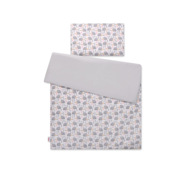 Ensemble de Linge de Lit Enfant 2 pcs 100x135 MINI Gris Hérissons