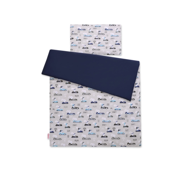 Ensemble de Linge de Lit Enfant 2 pcs 100x135 MINI Gris Lapins