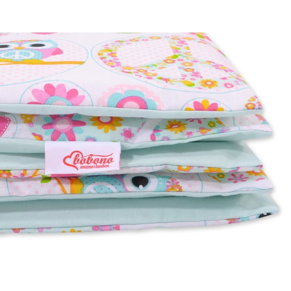 Ensemble de Linge de Lit Enfant 2 pcs 100x135 MINI Hiboux