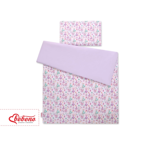 Ensemble de Linge de Lit Enfant 2 pcs 100x135 MINI Lila Ballerines
