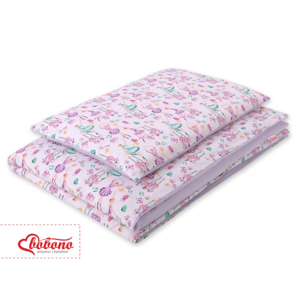 Ensemble de Linge de Lit Enfant 2 pcs 100x135 MINI Lila Ballerines