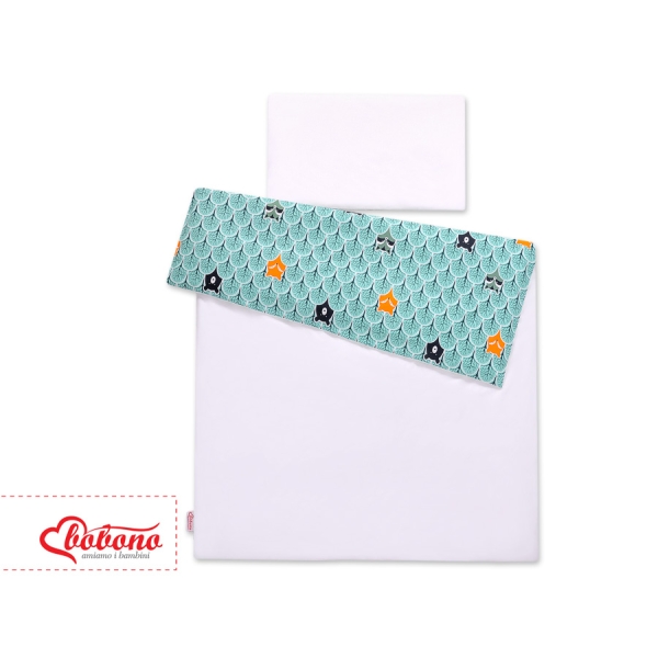 Ensemble de Linge de Lit Enfant 2 pcs 100x135 MINI Menthe Arbres