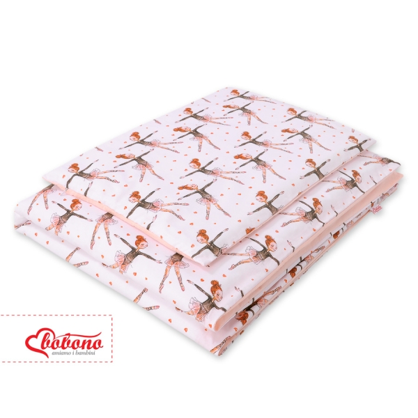 Ensemble de Linge de Lit Enfant 2 pcs 100x135 MINI Rose Ballerines