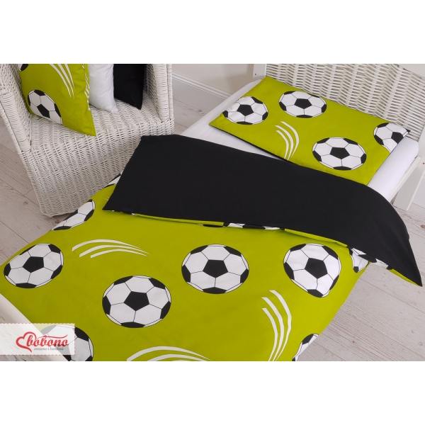 Ensemble de Linge de Lit Enfant 2 pcs 100x135 MINI Vert le Football