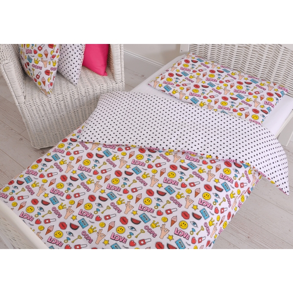 Ensemble de Linge de Lit Enfant 2 pcs 140x200 cm JUNIOR Aimer