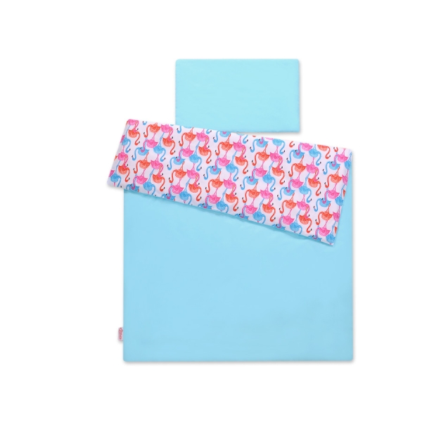 Ensemble de Linge de Lit Enfant 2 pcs 140x200 cm JUNIOR Flamant