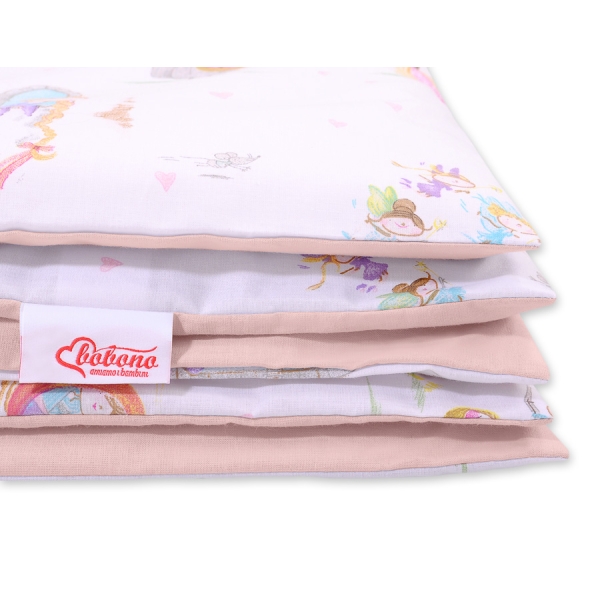 Ensemble de Linge de Lit Enfant 2 pcs 140x200 cm JUNIOR Princesse de Conte de Fées