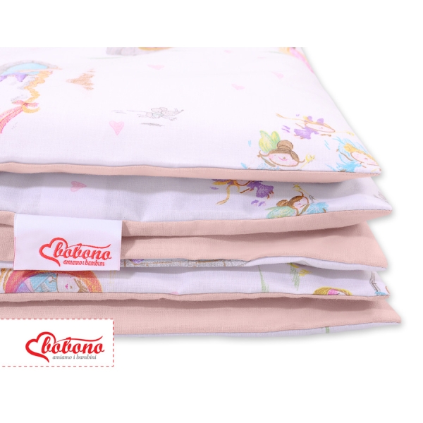Ensemble de Linge de Lit Enfant 2 pcs 140x200 cm JUNIOR Princesse de Conte de Fées