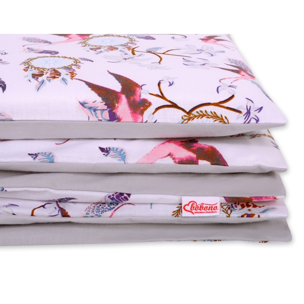 Ensemble de Linge de Lit Enfant 2 pcs 140x200 cm JUNIOR Rose Hirondelle